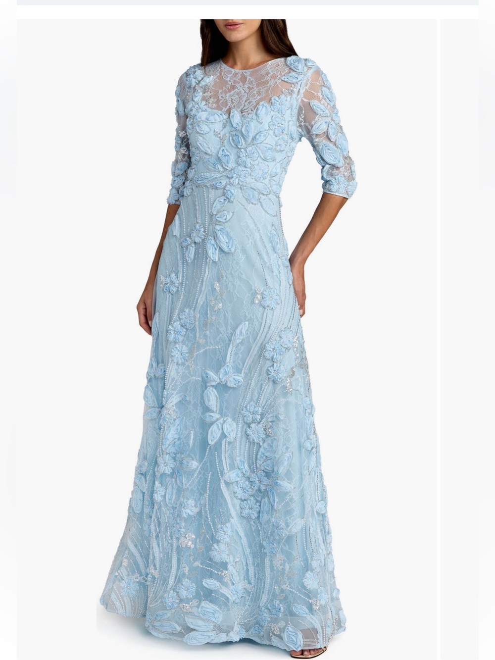 Mac Duggal embroidered gown